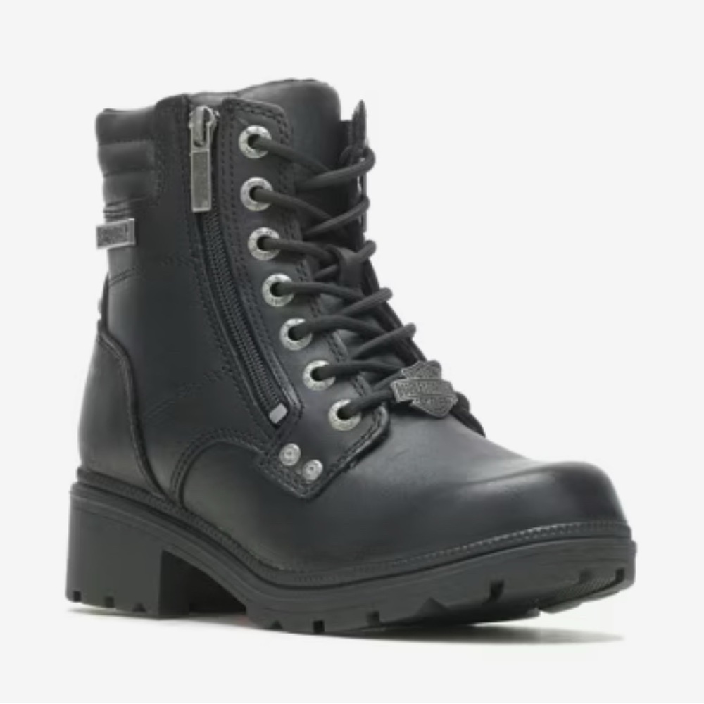 Harley-Davidson Women's Black Leather Boots